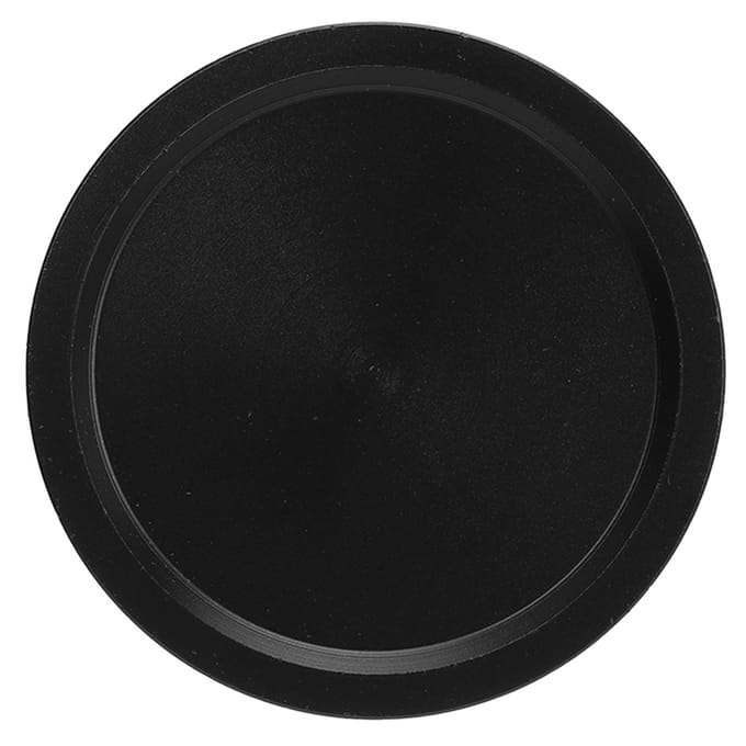 Bouchons anti-poussière pour oculaire de télescope M54x0,75 Couvercle d'objectif fileté interne Alliage d'aluminium Noir black
