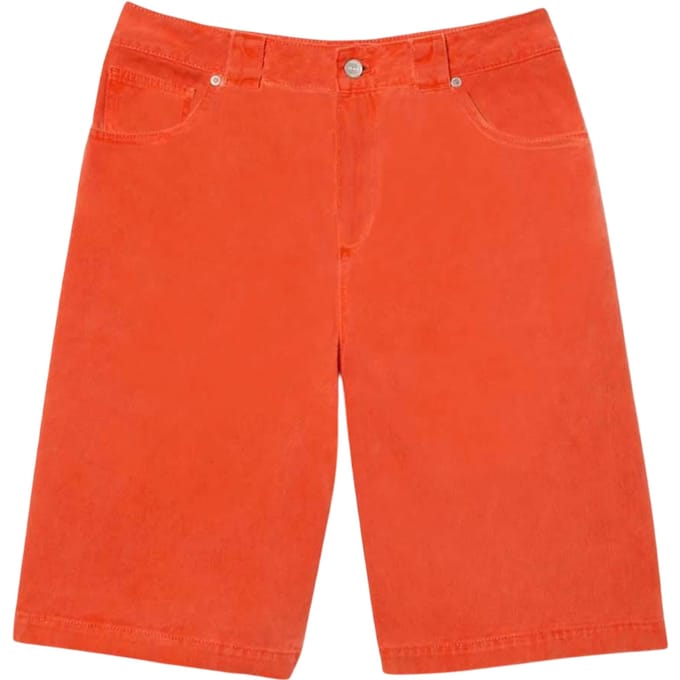 Lacoste Dames/Dames Bermuda Natural Geverfd Lange Shorts (Rood)