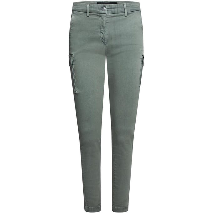Replay Slim-fit jeans van katoenmix voor dames (Groen)