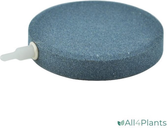 Luchtsteen blauw 10 cm plat model