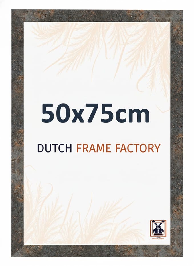 Fotolijst 50x75 cm - MDF - Geoxideerd Metaal - Benno