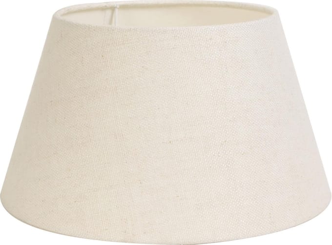 Light & Living Livigno Drum Lampenkap - Eiwit - 35-25-19cm