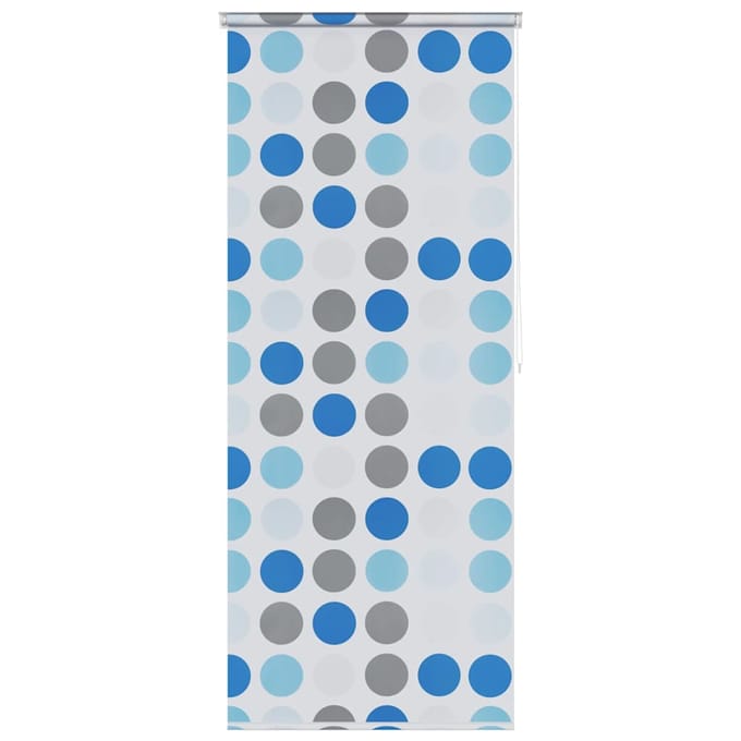 vidaXL - Rolgordijn - voor - douche - 120x240 - cm - cirkel