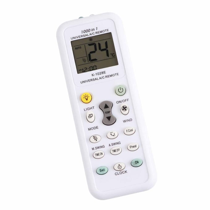 Draagbare Universele Intelligente Airconditioner Afstandsbediening Vervangende Controller K?1028E white