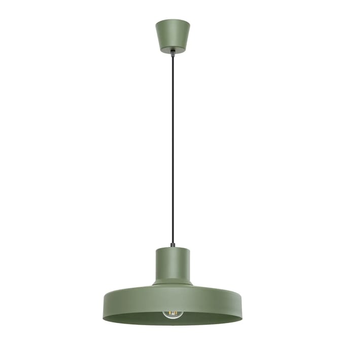 Sollux Lighting Wandlamp Bilo - E27 - olijfgroen - staal - 35x35x120cm