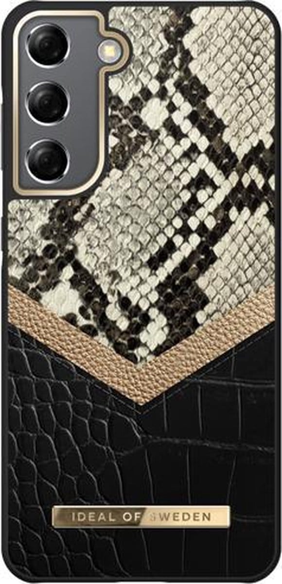 ideal of sweden fashion case atelier geschikt voor samsung galaxy s21 midnight python