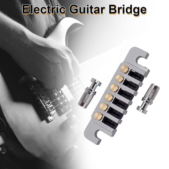 LP Elektrische Gitaar Tune O Matic Brug Trekplaat Staartstuk Omkeerbaar Snaarcode Gitaarroller