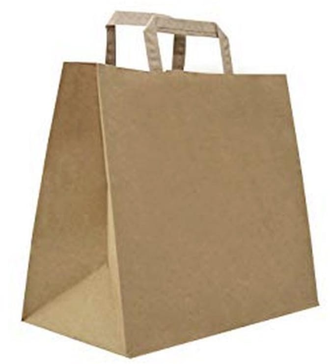 Havanna Shopper met vierkante bodem – 50 stuks, 27 + 17 x 29 cm