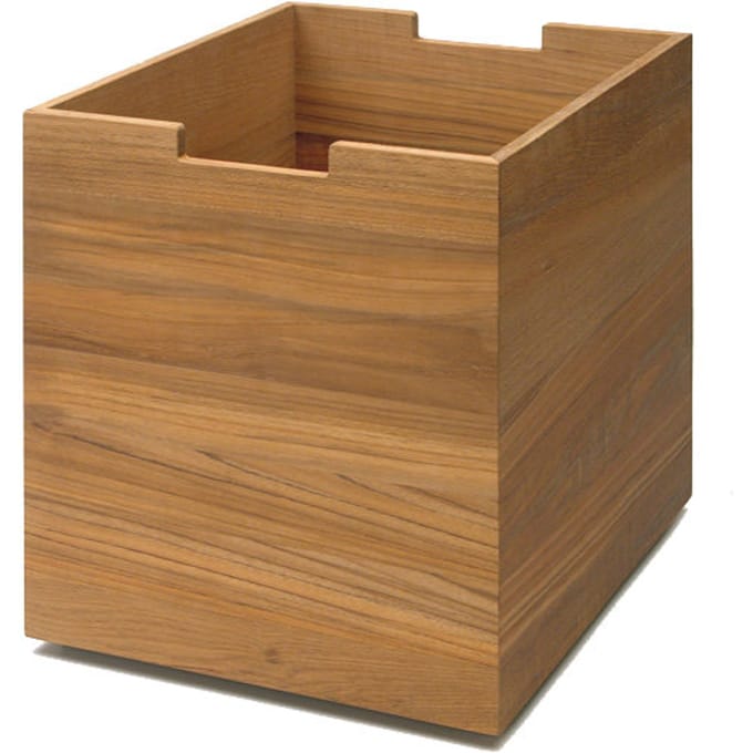 Skagerak by Fritz Hansen - Cutter Box groot - met wieltjes - Teak - bruin