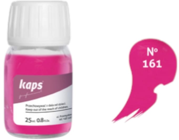 Kaps super color leer & kunstleer verf inc.cleaner - (161) Magenta - 25ml