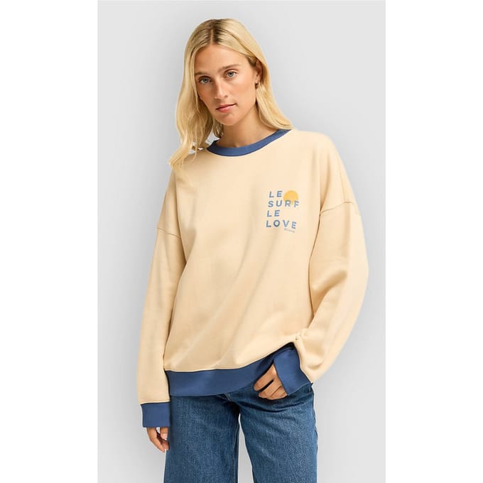 Billabong Le Love Surf Sweatshirt Geel S Vrouw