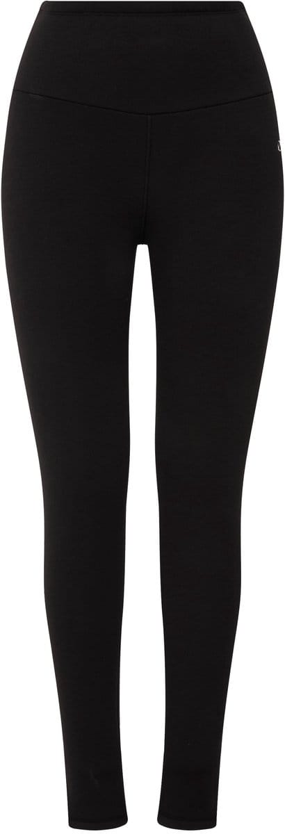 Laurasøn - Dames - Legging teddyvoering extra warm hoge taille - Zwart - Maat M
