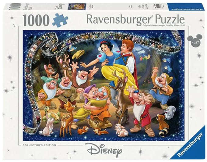 Ravensburger puzzel Disney Sneeuwwitje legpuzzel 1000 stukjes cartoon.