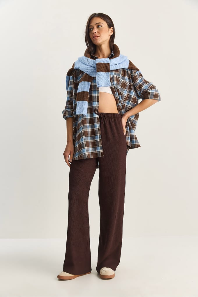 Hoge Taille Wijde Pantalon