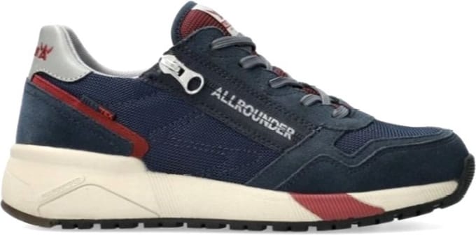 Allrounder Sneaker Ventura-Tex Denim Blauw Suède Mesh
