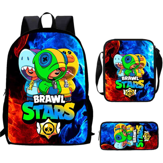 Sac à dos Brawl Stars Impression Haute Définition Multifonctionnel Léger