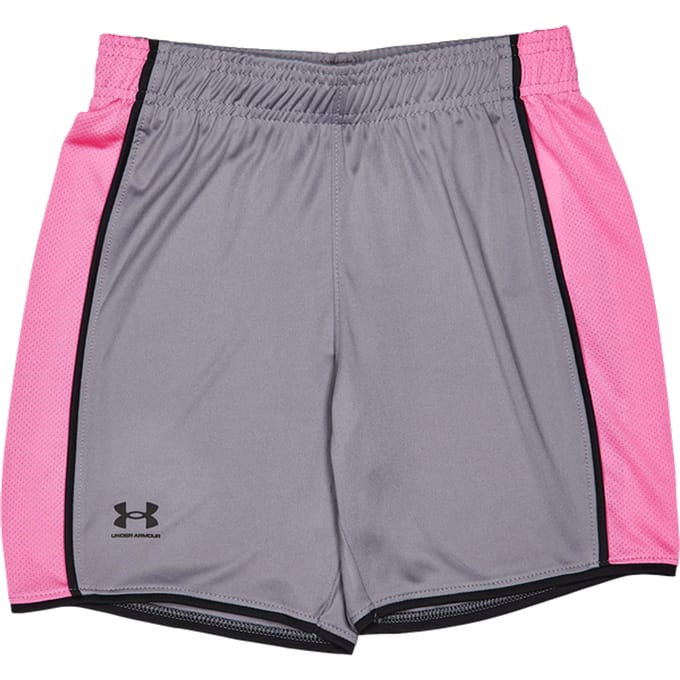 Under Armour Challanger Korte Broeken Kinder - Grijs - Maat 127 - 137 CM - Poly Jersey