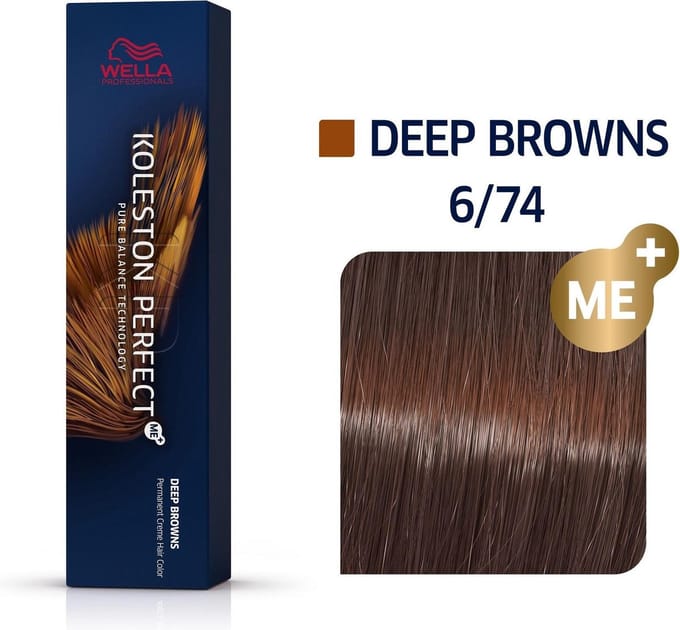 Wella Professionals Koleston Perfect Me+ - Haarverf - 6/74 Deep Browns - 60ml