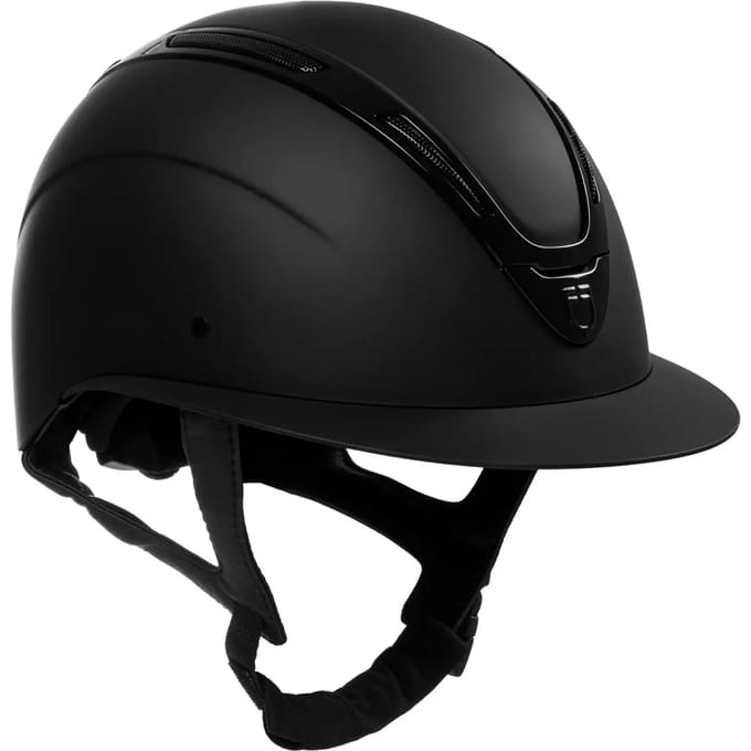 Paardrijhelm met vizier voor vrouwen Equestro Apocalypse