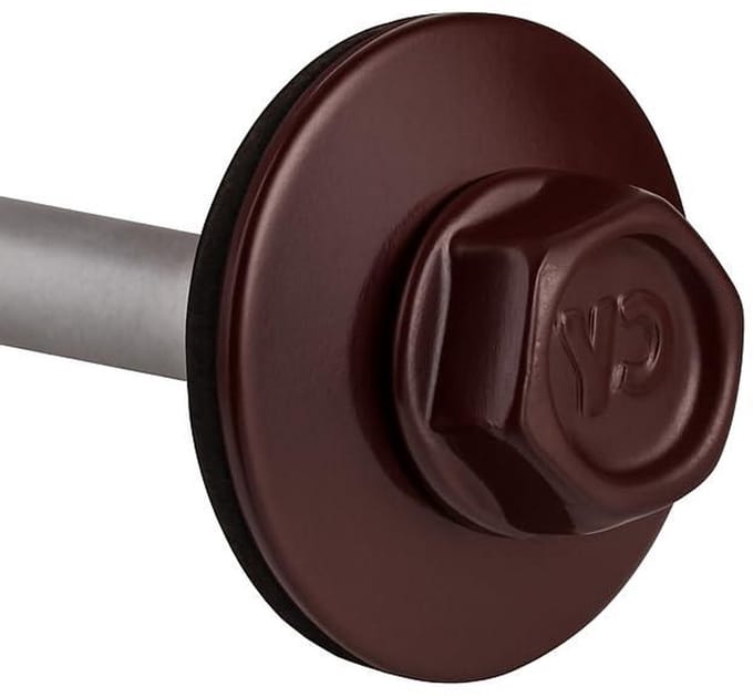 Plaatschroeven - Paneelschroeven - Panelen Bevestigen - Corrosiebestendig - 64 x 130 mm - Chocoladebruin