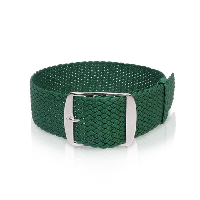 Perlon band groen, 18mm