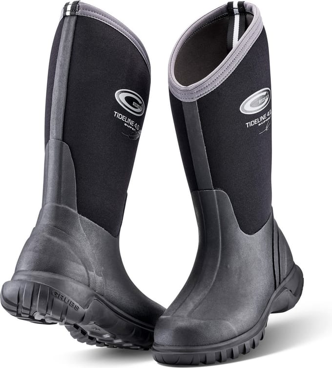 Grubs damesrubberlaarzen Tideline Wellies Black