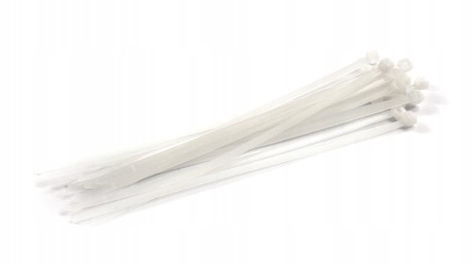 Kabelbinders wit 3,6x200mm 100 stuks nylon