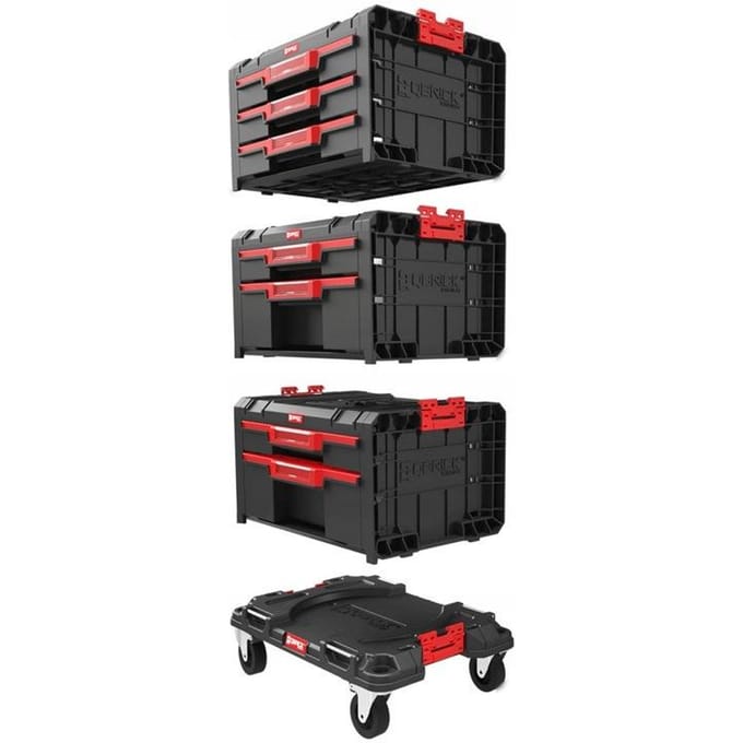 PATROL Qbrick System PRO - Gereedschapskoffer Set - Mobiel - 7 Laden - Modulair