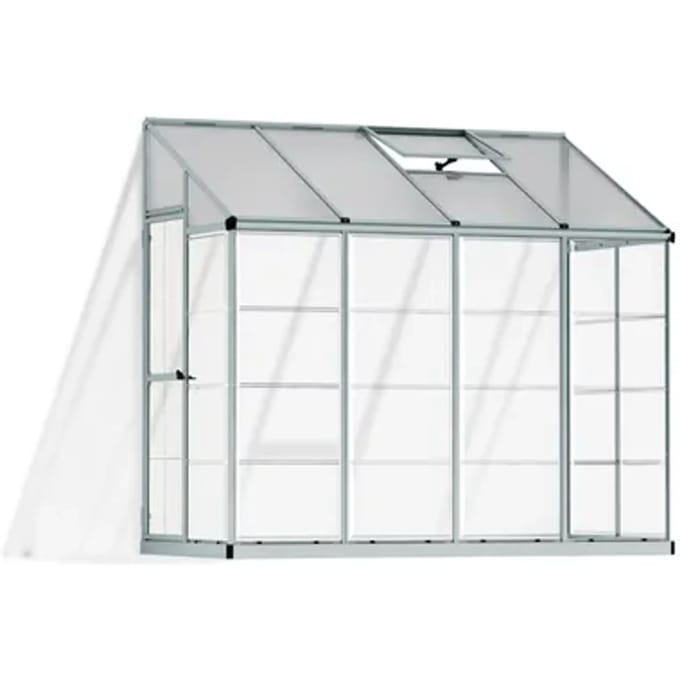 Canopia Tuinkas Lean To 8x4 - Hybride - Zilver - 244x124x225cm