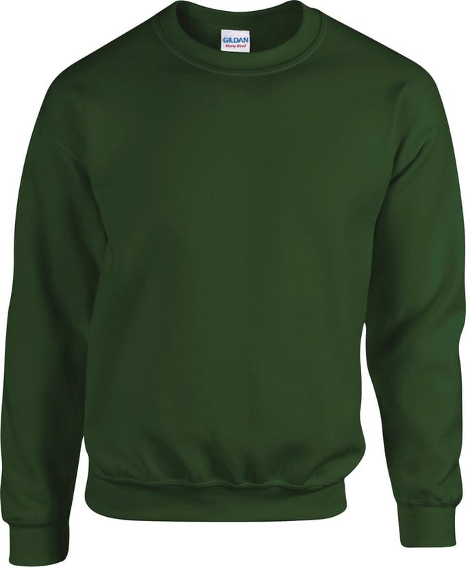 Gildan - Heavy Blend Unisex Sweater - Forest Green maat M