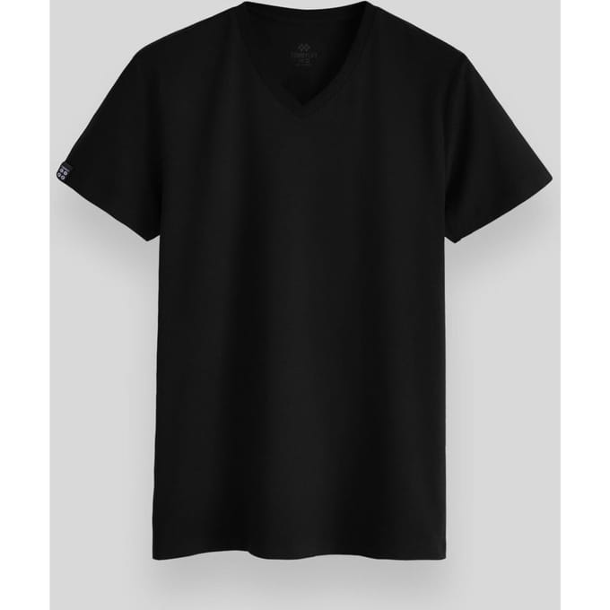Heren V-hals Korte Mouwen T-shirt