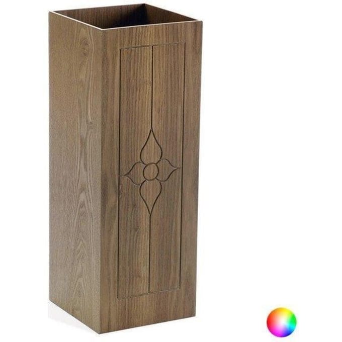 Paraplubak - Versa - Modern - MDF Hout - Bruin - 48,5 x 22 x 22 cm bruin