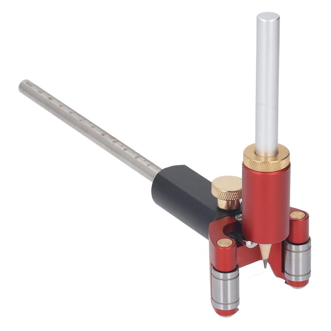 Multifunctioneel Afteekgereedschap 0 tot 120 mm Lineaire Boog Dubbel Doel Aftekenpen voor Keramiek IJzer Acryl gray