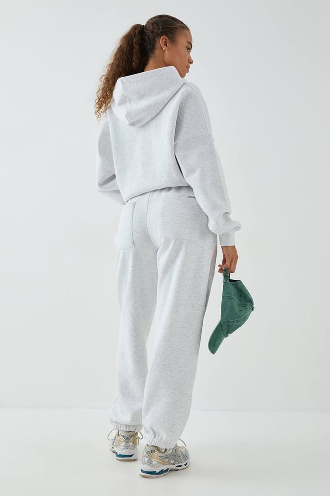 Dames DSGN Studio Oversized Cuffed Jogger | Ash Grey | Maat: Medium
