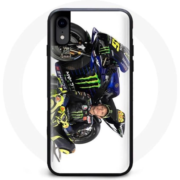 Coque - Valentino Rossi - Iphone X - Rigide - Noir - Synthétique