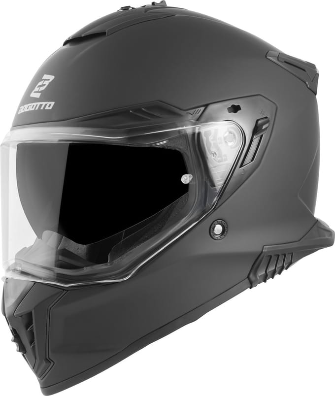 Bogotto FG-601 Mat Zwart Enduro Helm - Helm
