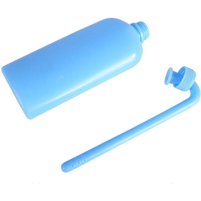 Bouteille de nettoyage portable en plastique de 230 ml pour sac de colostomie, outil de lavage, accessoire white