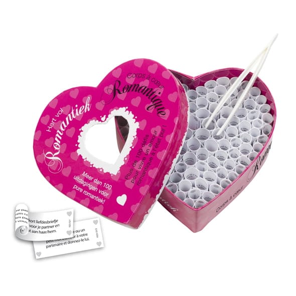 Tease & Please Hart Vol Romantiek - Roze - Erotisch Bordspel