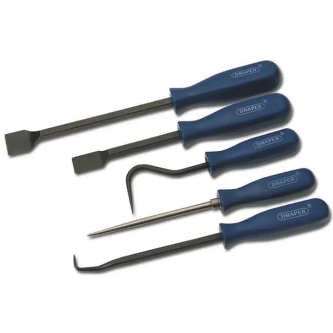 Schraap- en accessoireset Draper (x5)
