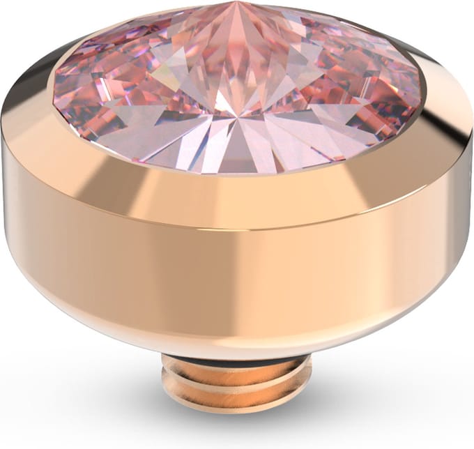 Melano Twisted Glossy Steentje Light Rose Rosé