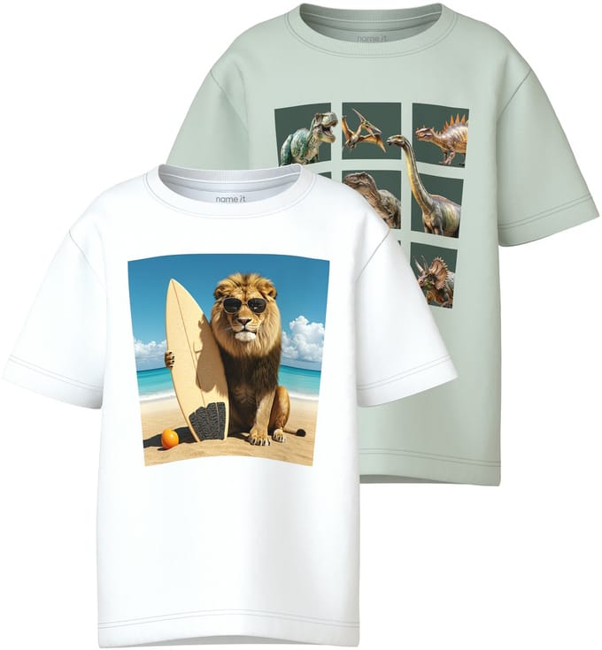 NAME IT - NMMVOTO 2P SS NREG TOP - Jongens - T-shirts