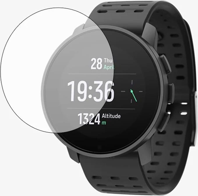 Screenprotector geschikt voor Suunto 9 Peak Pro – Gehard glas – Hoge kwaliteit screen protector – Tempered Glass 9H – 1 stuks – TechDefend