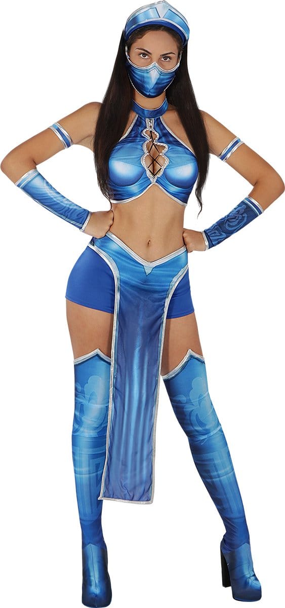 FUNIDELIA Kitana Kostuum voor vrouwen - Mortal Kombat - Maat: M