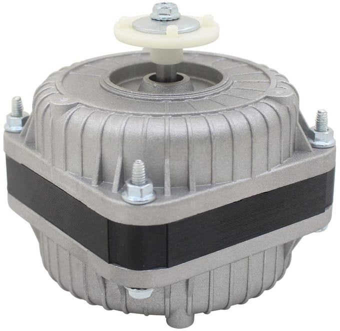 Koelmotor - Vriesmotor Ventilator - Koeling Repareren - 220v Vermogen - 14 x 12.8 cm - Zilverkleurig