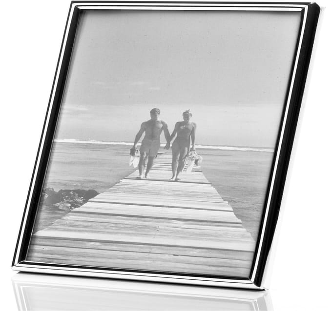AL- verzilverde lijst voor 9x9 cm foto formaat