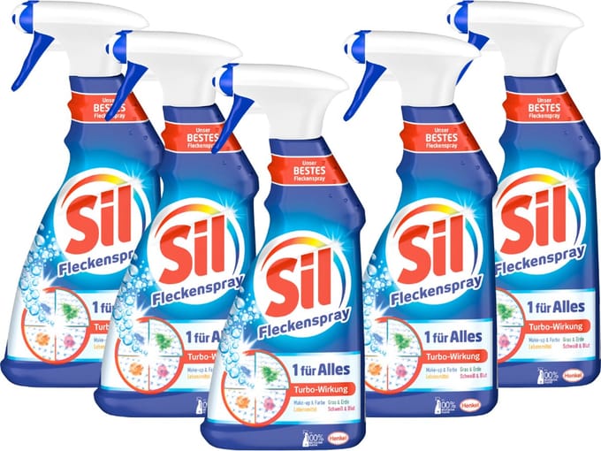 Sil Vlekkenverwijderaar All-in-1, 5x500ml