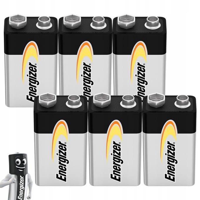 Energizer 9V Alkaline Batterij 6Lr61 R9 Voor Multimeter