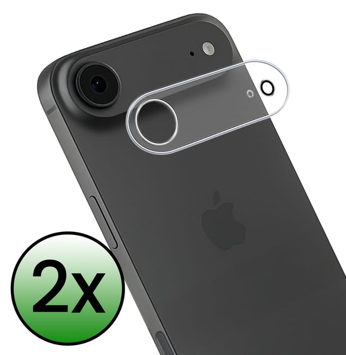 Camera Lens Protector - 2 Stuks Geschikt voor Apple iPhone Air - Camera Screenprotector Beschermglas - Gehard Glas - Tempered Glass - Screen Protector