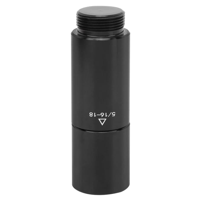 Queue d'extension de billard noir 2oz Billard Extension de shaft à connexion centrale 5 16‑18 dents gray