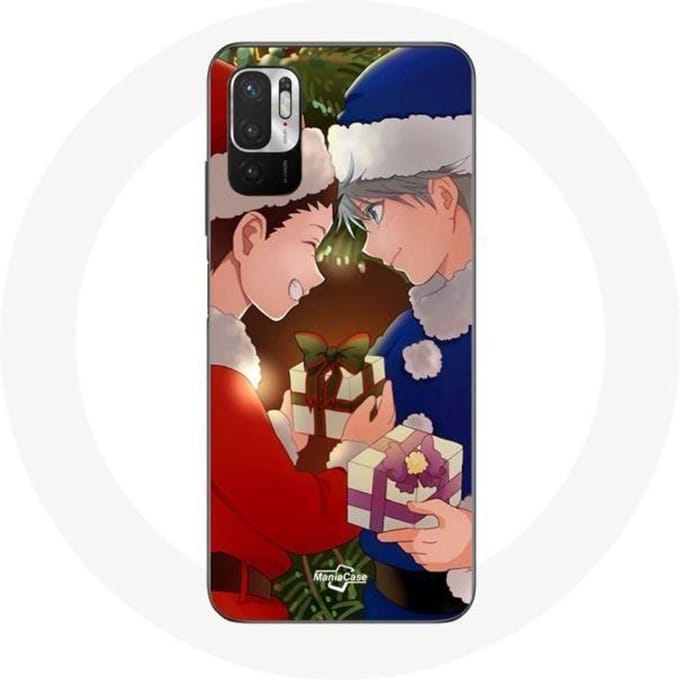 Coque pour Xiaomi Redmi Note 10 5G Hunter x Hunter Gon Freecss et Killua Zoldyck Christmas Day Anime Manga